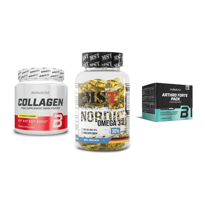 Gelenk-Set: BioTech Collagen + MST Omega 3 + BioTech Arthro – alle enthaltenen Artikel