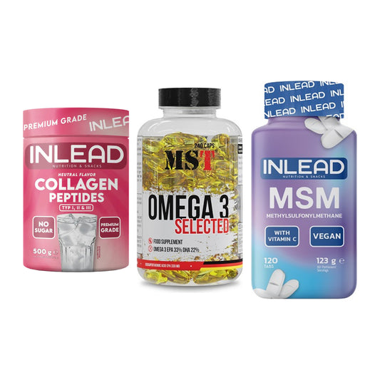 Gelenk-Set: INLEAD Collagen + MST Omega 3 + INLEAD MSM – alle enthaltenen Artikel