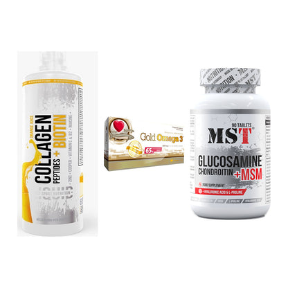 Gelenk-Set: MST Collagen + Olimp Omega 3 + MST Glucosamine – alle enthaltenen Artikel