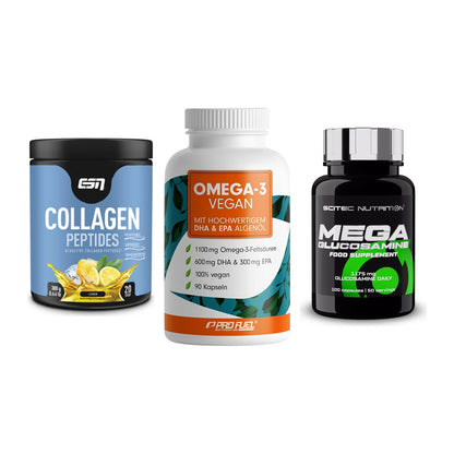 Gelenk-Set: ESN Collagen + ProFuel Omega 3 + Scitec Mega – alle enthaltenen Artikel