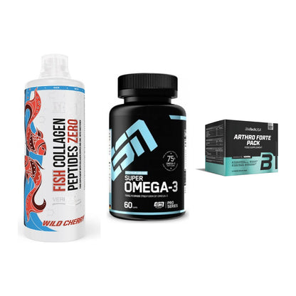 Gelenk-Set: MST Fish Collagen + ESN Omega 3 + BioTech Arthro – alle enthaltenen Artikel