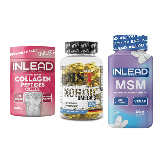 Gelenk-Set: INLEAD Collagen + MST Omega 3 + INLEAD MSM – alle enthaltenen Artikel