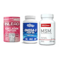 Gelenk-Set: INLEAD Collagen + Wispy Omega 3 + Body Attack MSM – alle enthaltenen Artikel