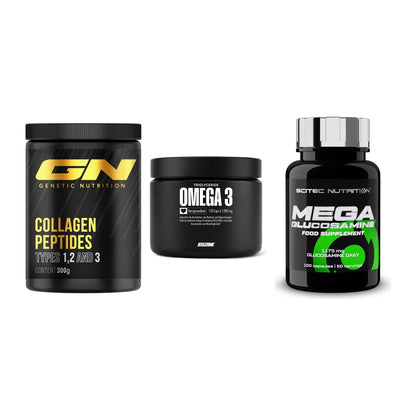 Gelenk-Set: GN Peptan + Big Zone Omega 3 + Scitec Mega – alle enthaltenen Artikel