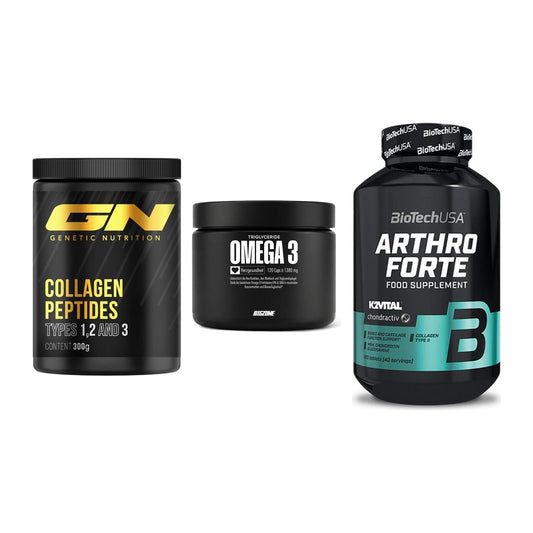 Gelenk-Set: GN Peptan + Big Zone Omega 3 + BioTech Arthro – alle enthaltenen Artikel