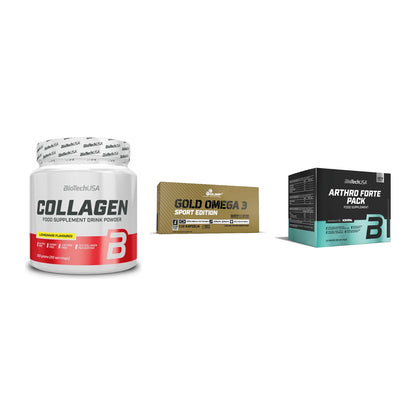 Gelenk-Set: BioTech Collagen + Olimp Omega 3 + BioTech Arthro – alle enthaltenen Artikel