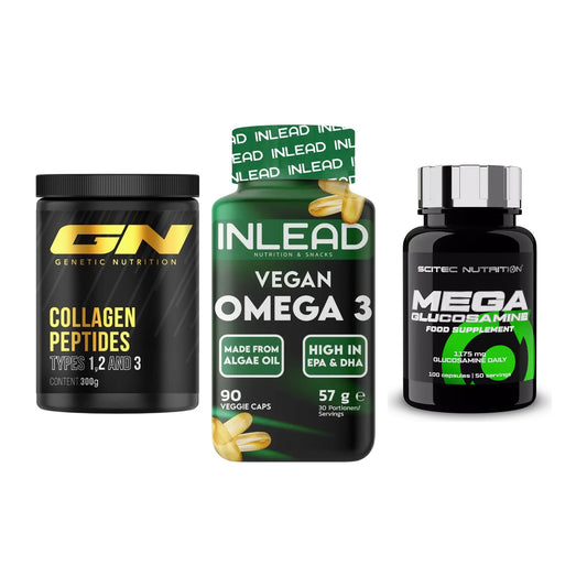 Gelenk-Set: GN Peptan + INLEAD Vegan + Scitec Mega – alle enthaltenen Artikel