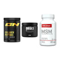 Gelenk-Set: GN Peptan + Big Zone Omega 3 + Body Attack MSM – alle enthaltenen Artikel