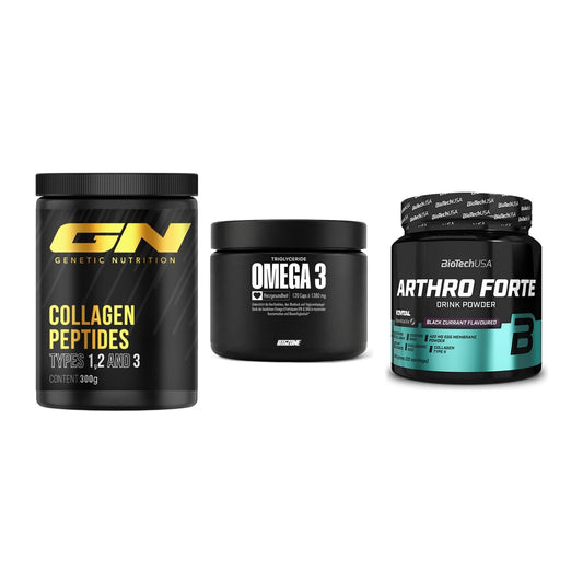 Gelenk-Set: GN Peptan + Big Zone Omega 3 + BioTech Arthro – alle enthaltenen Artikel