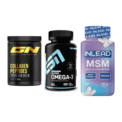 Gelenk-Set: GN Peptan + ESN Omega 3 + INLEAD MSM – alle enthaltenen Artikel