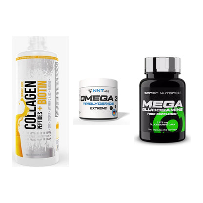 Gelenk-Set: MST Collagen + NNT Omega 3 + Scitec Mega – alle enthaltenen Artikel