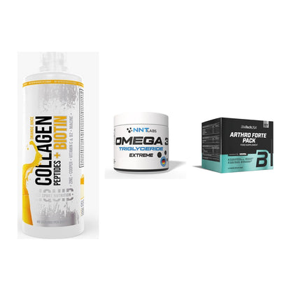 Gelenk-Set: MST Collagen + NNT Omega 3 + BioTech Arthro – alle enthaltenen Artikel