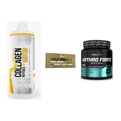 Gelenk-Set: MST Collagen + Olimp Omega 3 + BioTech Arthro – alle enthaltenen Artikel
