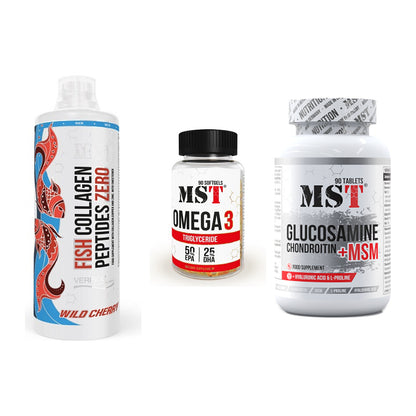 Gelenk-Set: MST Fish Collagen + MST Omega 3 + MST Glucosamine – alle enthaltenen Artikel