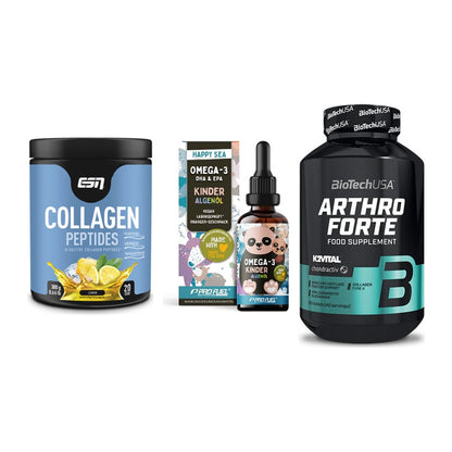 Gelenk-Set: ESN Collagen + ProFuel OMEGA-3 + BioTech Arthro – alle enthaltenen Artikel