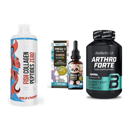 Gelenk-Set: MST Fish Collagen + ProFuel OMEGA-3 + BioTech Arthro – alle enthaltenen Artikel