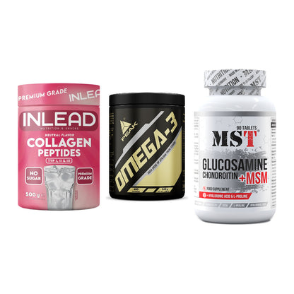 Gelenk-Set: INLEAD Collagen + Peak Omega-3 + MST Glucosamine – alle enthaltenen Artikel
