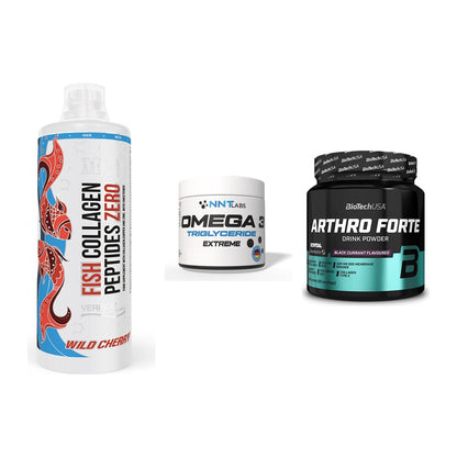 Gelenk-Set: MST Fish Collagen + NNT Omega 3 + BioTech Arthro – alle enthaltenen Artikel