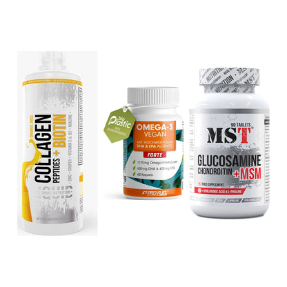 Gelenk-Set: MST Collagen + ProFuel Omega 3 + MST Glucosamine – alle enthaltenen Artikel