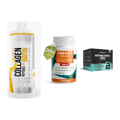 Gelenk-Set: MST Collagen + ProFuel Omega 3 + BioTech Arthro – alle enthaltenen Artikel