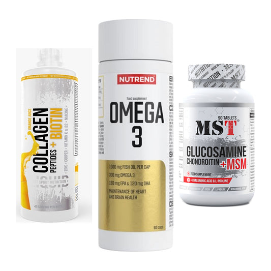 Gelenk-Set: MST Collagen + Nutrend Omega 3 + MST Glucosamine – alle enthaltenen Artikel
