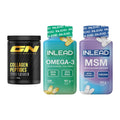 Gelenk-Set: GN Peptan + INLEAD Omega-3 + INLEAD MSM – alle enthaltenen Artikel
