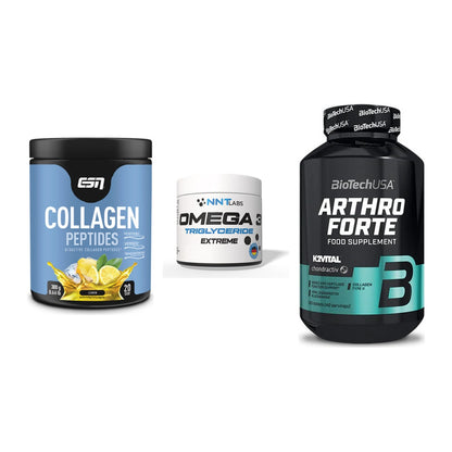 Gelenk-Set: ESN Collagen + NNT Omega 3 + BioTech Arthro – alle enthaltenen Artikel