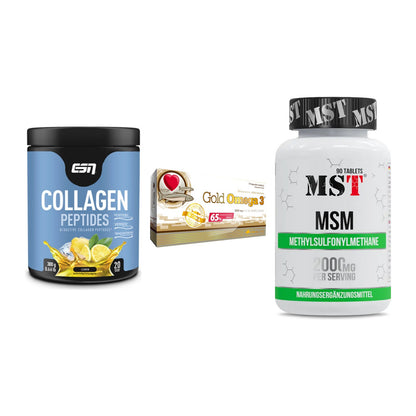 Gelenk-Set: ESN Collagen + Olimp Omega 3 + MST MSM 2000 / – alle enthaltenen Artikel