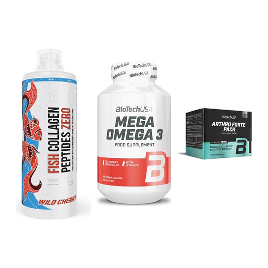 Gelenk-Set: MST Fish Collagen + BioTech Mega + BioTech Arthro – alle enthaltenen Artikel
