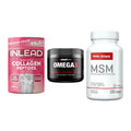 Gelenk-Set: INLEAD Collagen + Sinob Omega 3 180 + Body Attack MSM – alle enthaltenen Artikel