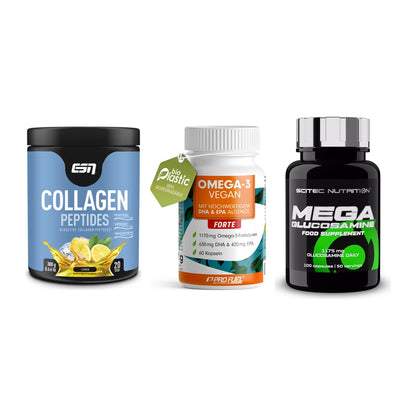 Gelenk-Set: ESN Collagen + ProFuel Omega 3 + Scitec Mega – alle enthaltenen Artikel