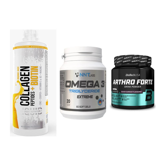 Gelenk-Set: MST Collagen + NNT Omega 3 + BioTech Arthro – alle enthaltenen Artikel