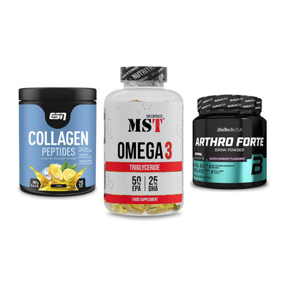 Gelenk-Set: ESN Collagen + MST Omega 3 + BioTech Arthro – alle enthaltenen Artikel