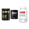 Gelenk-Set: GN Peptan + Big Zone Omega 3 + Body Attack MSM – alle enthaltenen Artikel