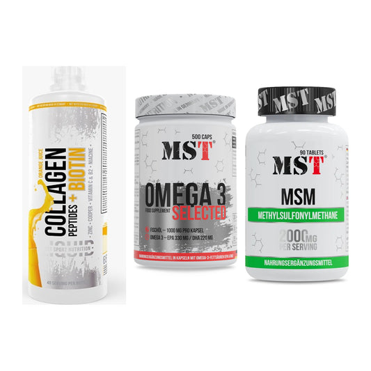 Gelenk-Set: MST Collagen + MST Omega 3 + MST MSM 2000 / – alle enthaltenen Artikel