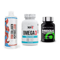 Gelenk-Set: MST Fish Collagen + MST Omega 3 500 + Scitec Mega – alle enthaltenen Artikel