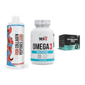 Gelenk-Set: MST Fish Collagen + MST Omega 3 500 + BioTech Arthro – alle enthaltenen Artikel