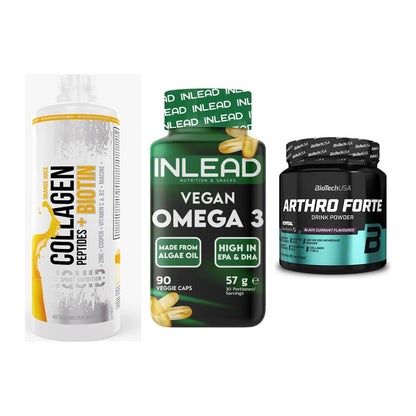 Gelenk-Set: MST Collagen + INLEAD Vegan + BioTech Arthro – alle enthaltenen Artikel
