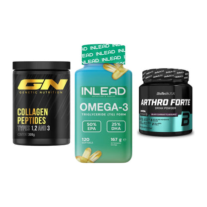 Gelenk-Set: GN Peptan + INLEAD Omega-3 + BioTech Arthro – alle enthaltenen Artikel