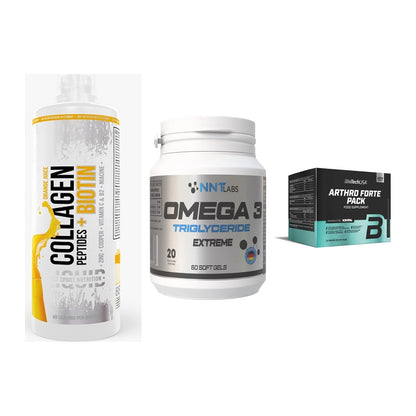 Gelenk-Set: MST Collagen + NNT Omega 3 + BioTech Arthro – alle enthaltenen Artikel