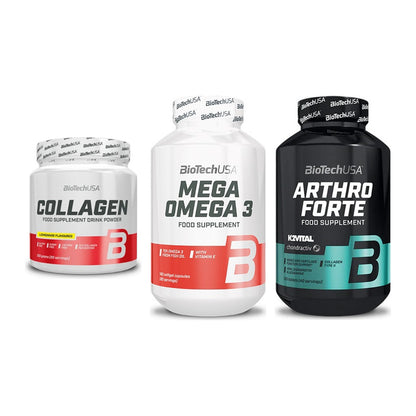 Gelenk-Set: BioTech Collagen + BioTech Mega + BioTech Arthro – alle enthaltenen Artikel