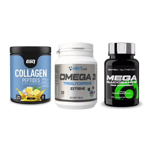 Gelenk-Set: ESN Collagen + NNT Omega 3 + Scitec Mega – alle enthaltenen Artikel