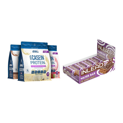Schokolade Geschmacks-Duo: Applied Nutrition + 2× INLEAD Wafer Bar – alle enthaltenen Artikel
