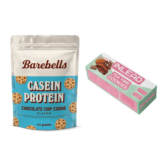 Schokolade Geschmacks-Duo: Barebells Casein + 2× INLEAD Tea Time – alle enthaltenen Artikel