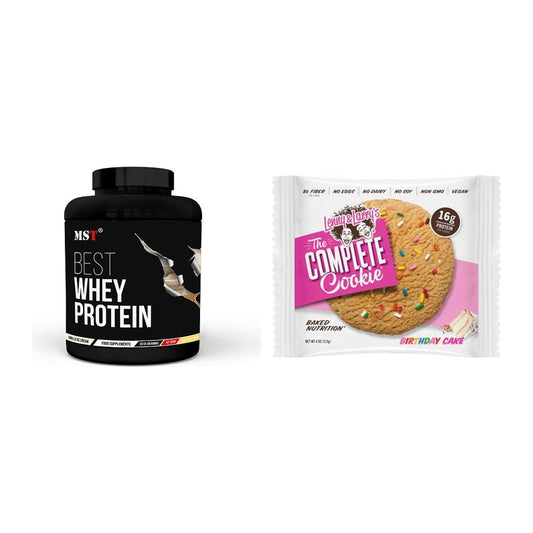 Keks Geschmacks-Duo: MST Best Whey Protein + 2× Lenny & Larry Complete – alle enthaltenen Artikel
