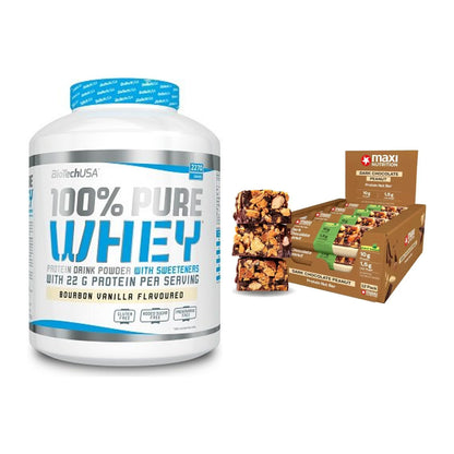 Schokolade Geschmacks-Duo: BioTech 100% Pure + 2× MaxiNutrition – alle enthaltenen Artikel