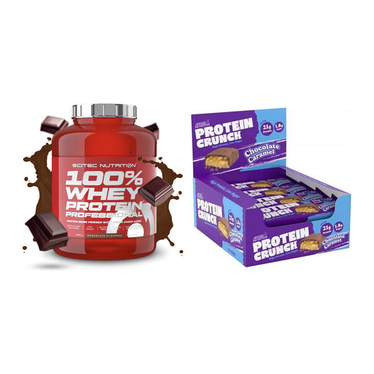 Schokolade Geschmacks-Duo: Scitec 100% Whey + 2× Applied Protein – alle enthaltenen Artikel