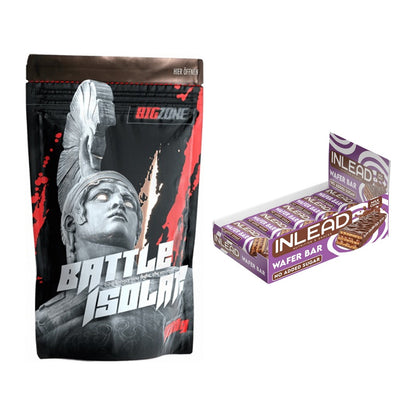 Schokolade Geschmacks-Duo: Big Zone Battle + 2× INLEAD Wafer Bar – alle enthaltenen Artikel