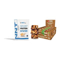 Schokolade Geschmacks-Duo: NNT Whey + 2× MaxiNutrition Protein Nut Bar – alle enthaltenen Artikel