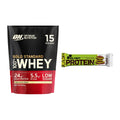 Schokolade Geschmacks-Duo: ON Whey Gold + 2× Olimp Protein Bar – alle enthaltenen Artikel